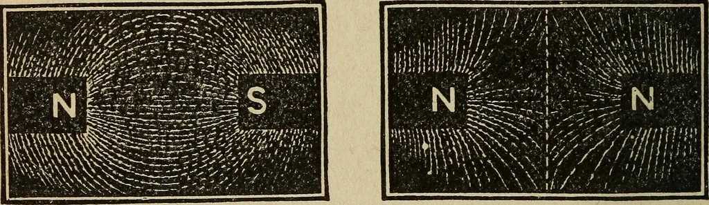 An illustration from Elementary lessons in electricity and magnetism, 1906, leaf 110