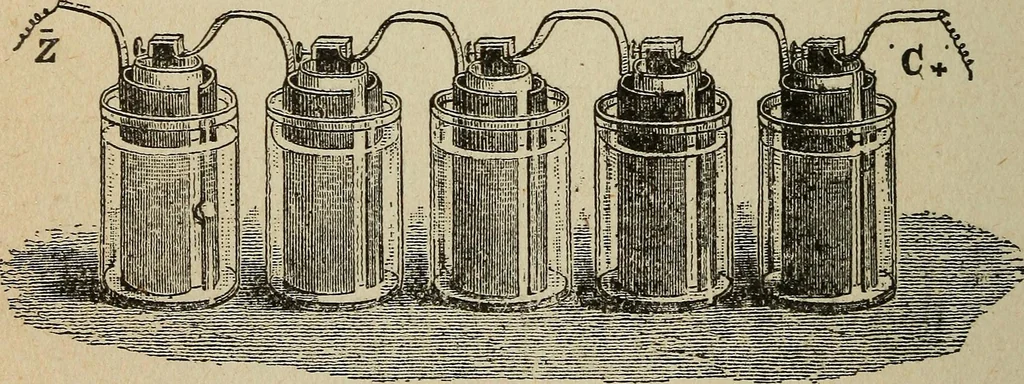 An illustration from Elementary lessons in electricity and magnetism, 1906, leaf 160