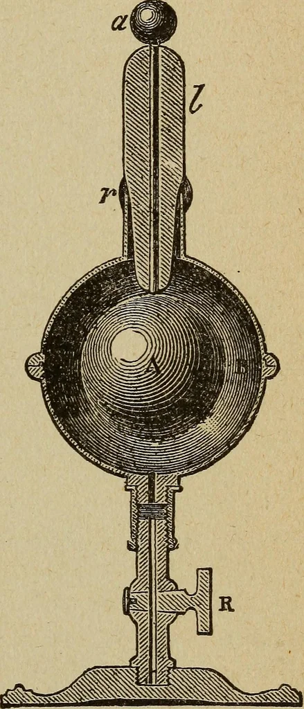 An illustration from Elementary lessons in electricity and magnetism, 1906, leaf 241