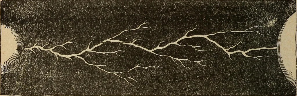 An illustration from Elementary lessons in electricity and magnetism, 1906, leaf 260