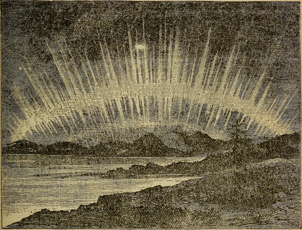 An illustration from Elementary lessons in electricity and magnetism, 1906, leaf 281