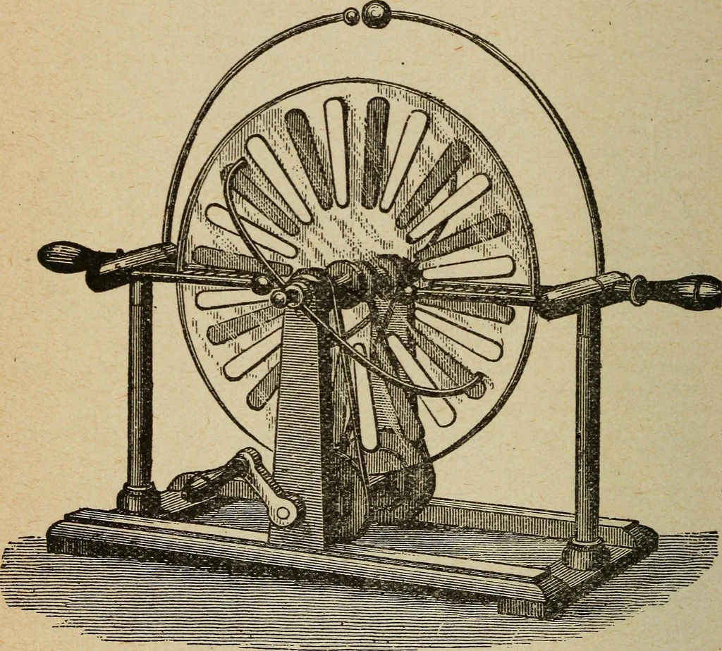 An illustration from Elementary lessons in electricity and magnetism, 1906, leaf 70