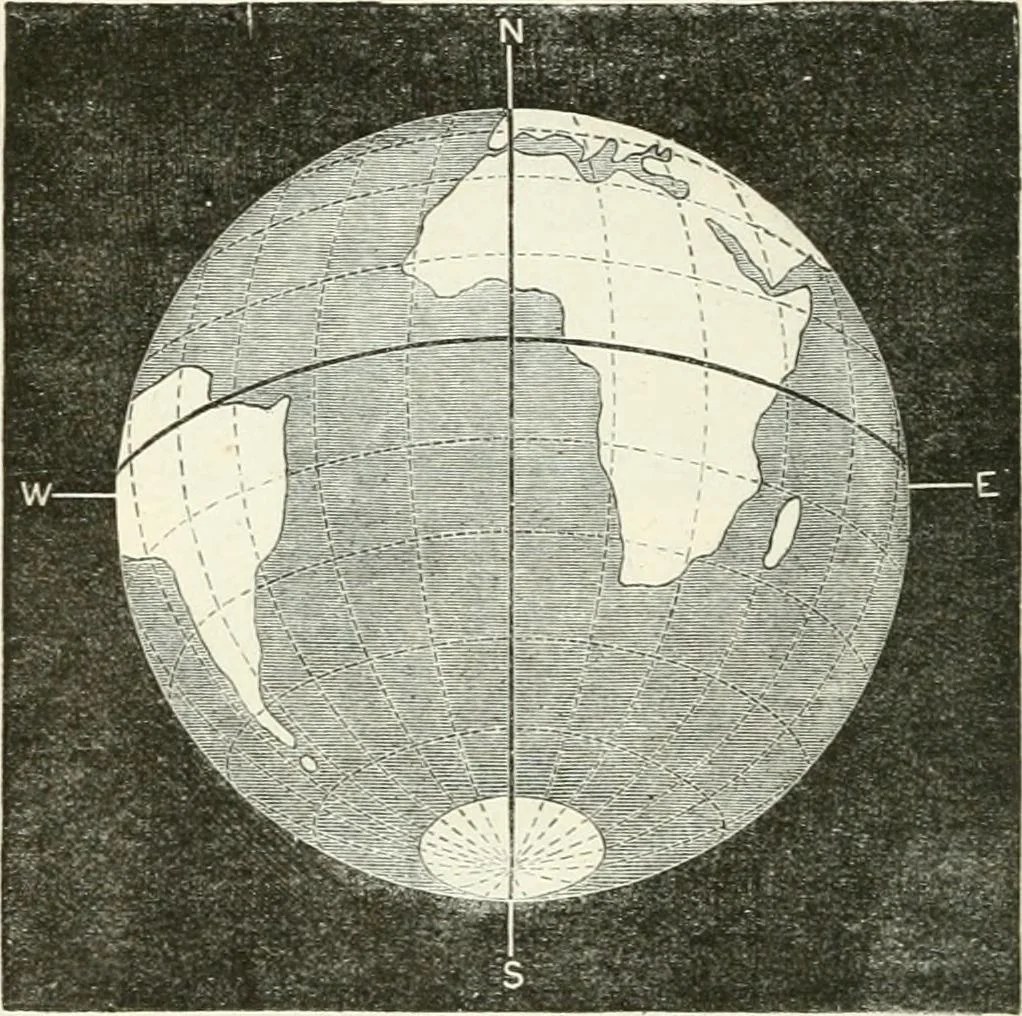 An illustration from Elementary lessons in astronomy, 1889, leaf 101