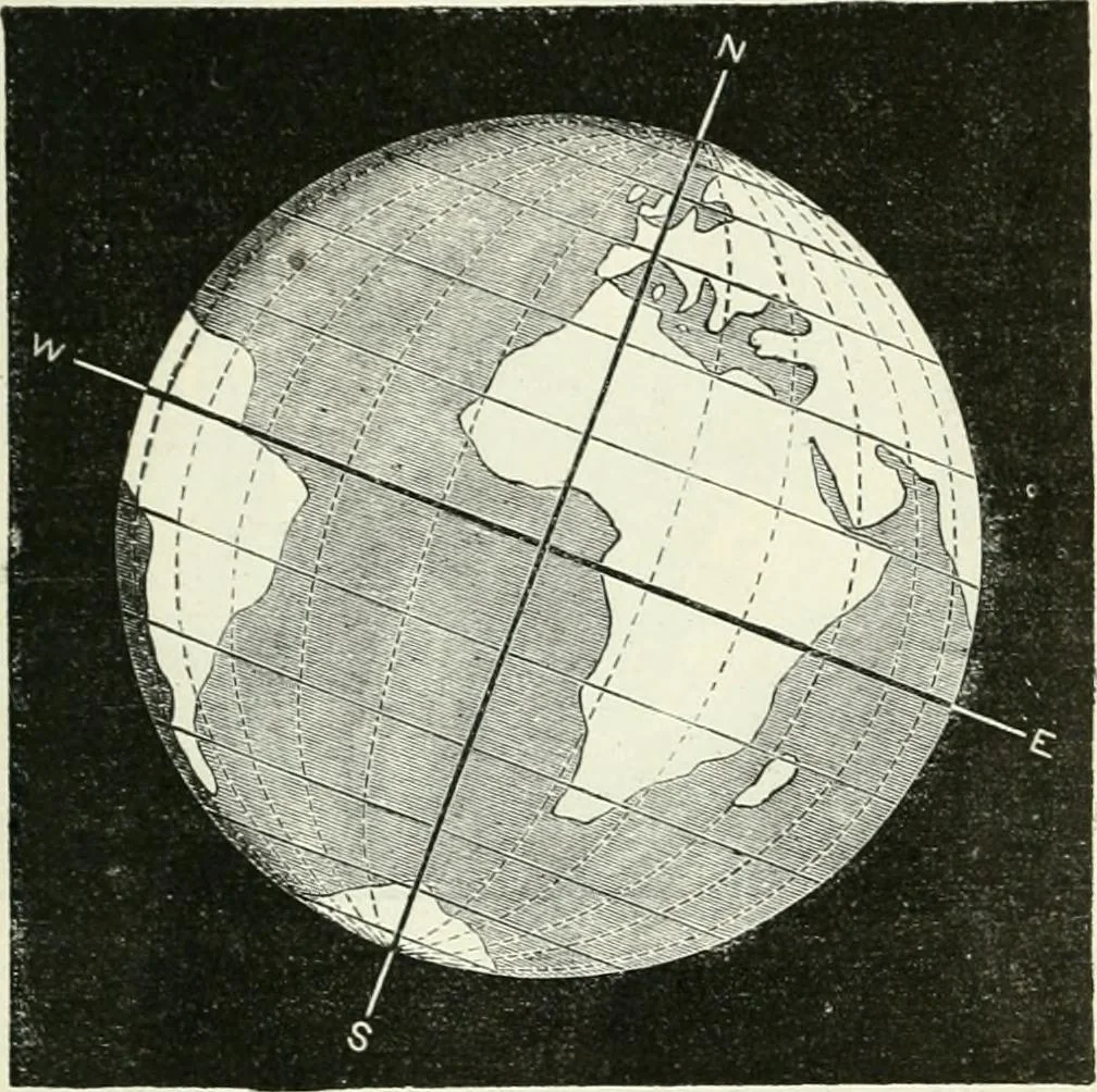 An illustration from Elementary lessons in astronomy, 1889, leaf 102