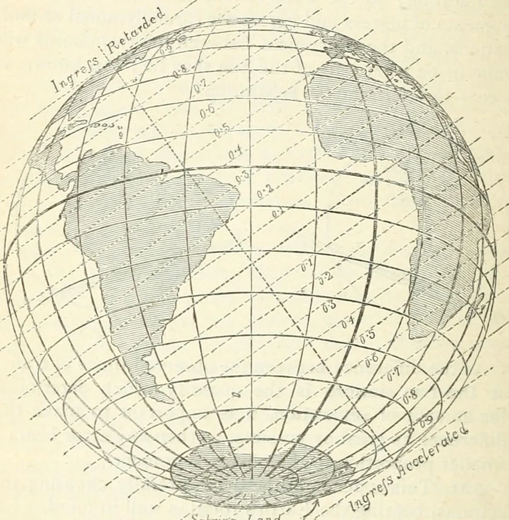 An illustration from Elementary lessons in astronomy, 1889, leaf 321