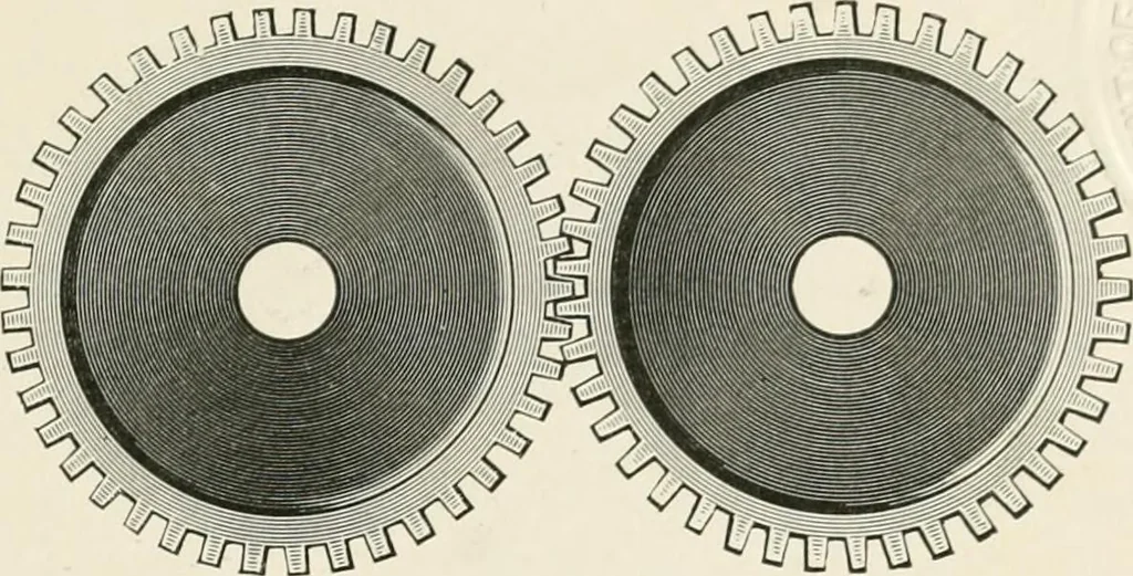 An illustration from Elementary lessons in steam machinery and the marine steam engine, with a short description of the construction of a battleship, 1893, leaf 107