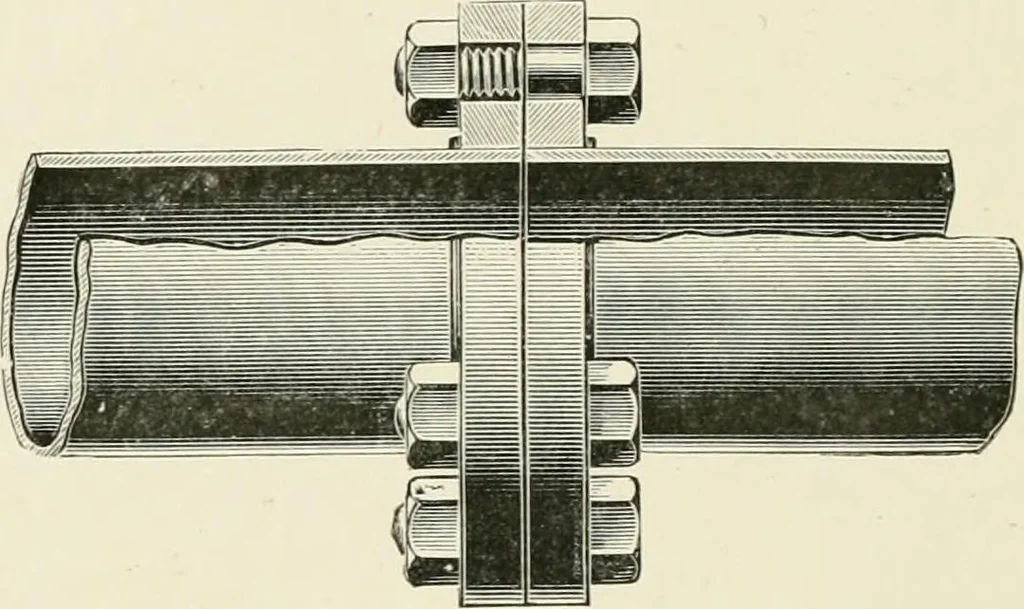 An illustration from Elementary lessons in steam machinery and the marine steam engine, with a short description of the construction of a battleship, 1893, leaf 132