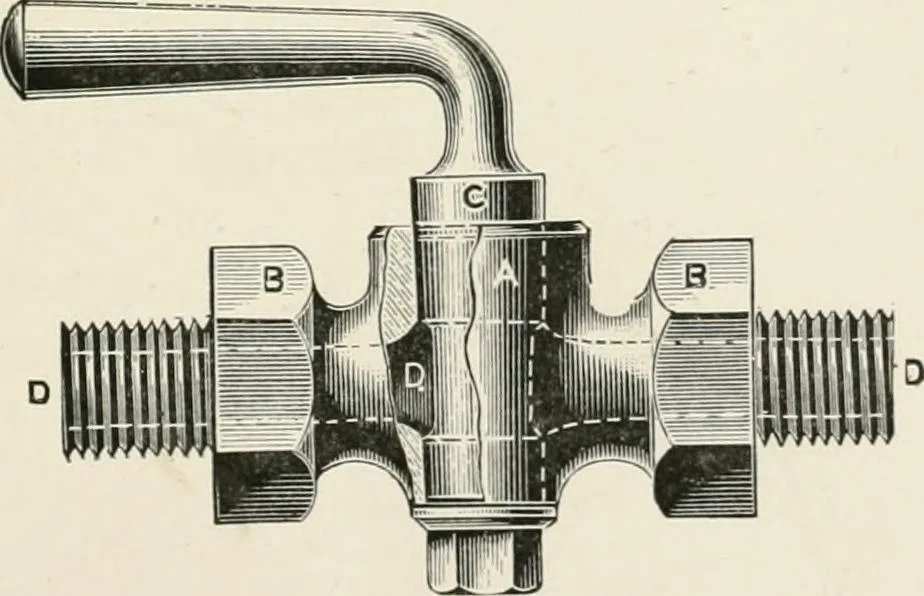 An illustration from Elementary lessons in steam machinery and the marine steam engine, with a short description of the construction of a battleship, 1893, leaf 145