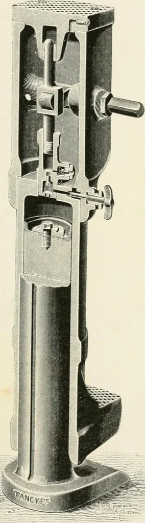 An illustration from Elementary lessons in steam machinery and the marine steam engine, with a short description of the construction of a battleship, 1893, leaf 155