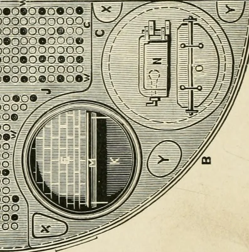 An illustration from Elementary lessons in steam machinery and the marine steam engine, with a short description of the construction of a battleship, 1893, leaf 164