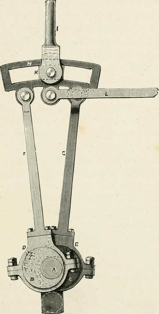 An illustration from Elementary lessons in steam machinery and the marine steam engine, with a short description of the construction of a battleship, 1893, leaf 221