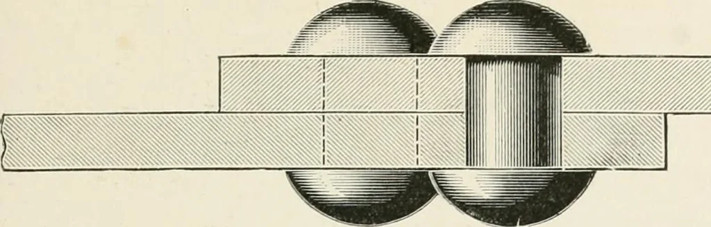 An illustration from Elementary lessons in steam machinery and the marine steam engine, with a short description of the construction of a battleship, 1893, leaf 51