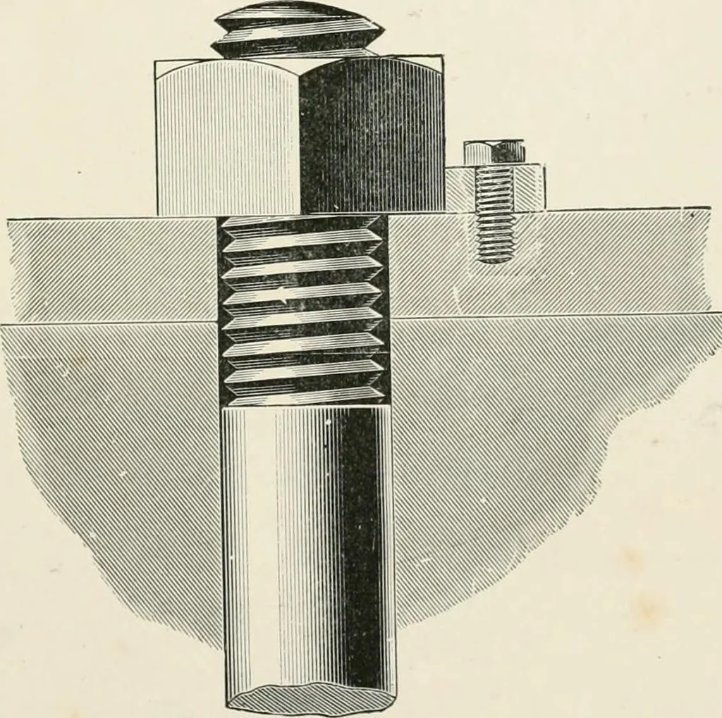 An illustration from Elementary lessons in steam machinery and the marine steam engine, with a short description of the construction of a battleship, 1893, leaf 73
