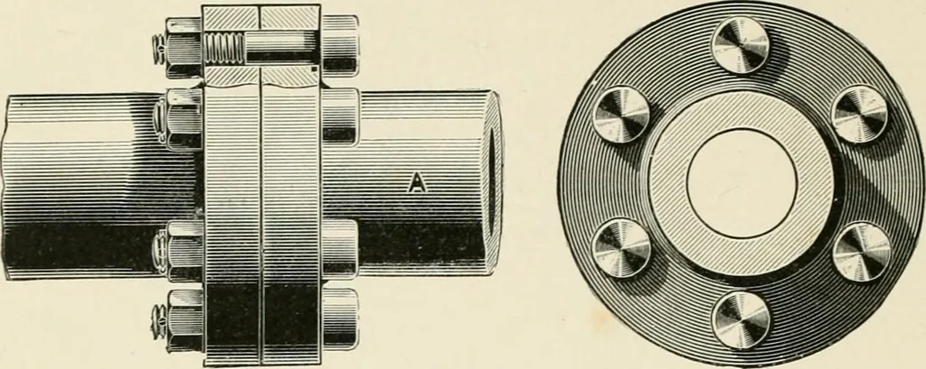 An illustration from Elementary lessons in steam machinery and the marine steam engine, with a short description of the construction of a battleship, 1893, leaf 78