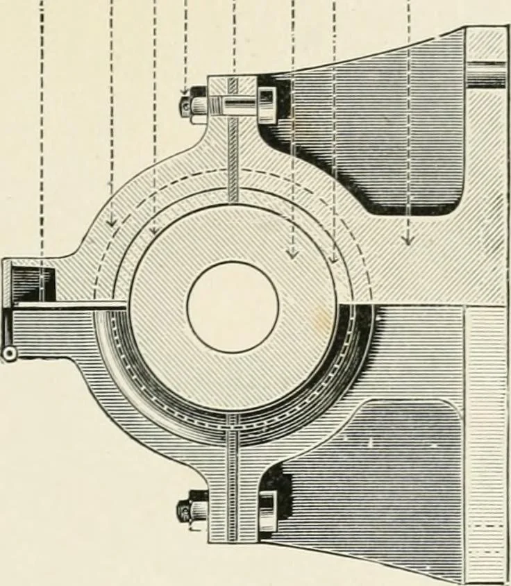 An illustration from Elementary lessons in steam machinery and the marine steam engine, with a short description of the construction of a battleship, 1893, leaf 83