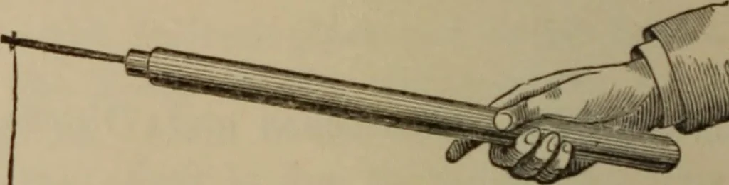 An illustration from Elementary lessons in electricity & magnetism, 1895, leaf 44