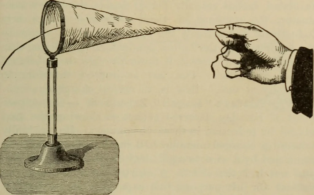 An illustration from Elementary lessons in electricity & magnetism, 1895, leaf 49