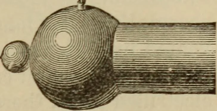 An illustration from Elementary lessons in electricity & magnetism, 1895, leaf 63