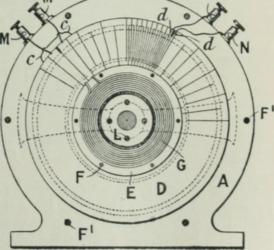 An illustration from An elementary manual of radiotelegraphy and radiotelephony for students and operators, 1916, leaf 101