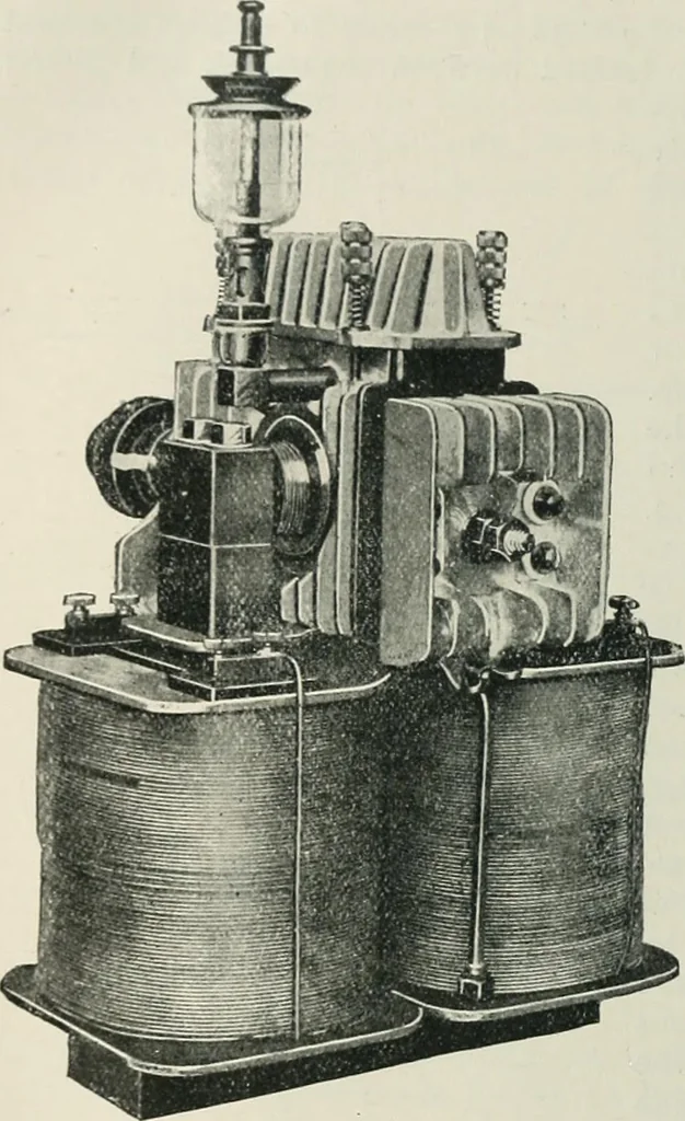 An illustration from An elementary manual of radiotelegraphy and radiotelephony for students and operators, 1916, leaf 118