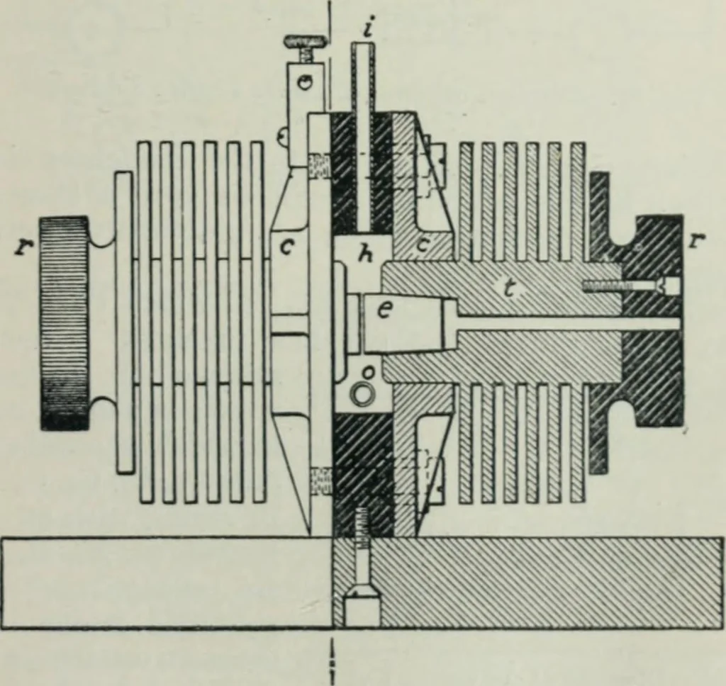 An illustration from An elementary manual of radiotelegraphy and radiotelephony for students and operators, 1916, leaf 127