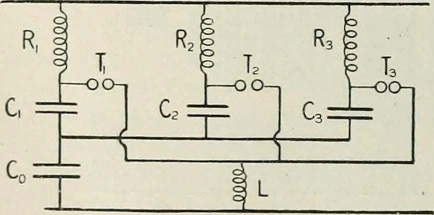 An illustration from An elementary manual of radiotelegraphy and radiotelephony for students and operators, 1916, leaf 128