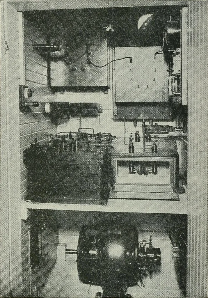 An illustration from An elementary manual of radiotelegraphy and radiotelephony for students and operators, 1916, leaf 264