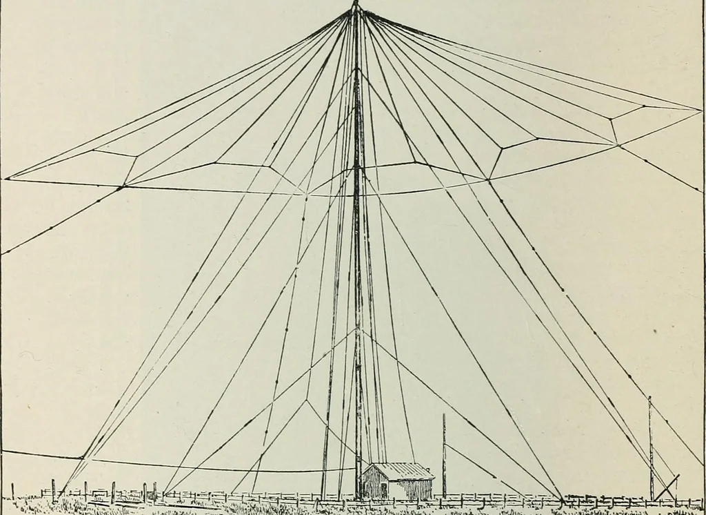 An illustration from An elementary manual of radiotelegraphy and radiotelephony for students and operators, 1916, leaf 296