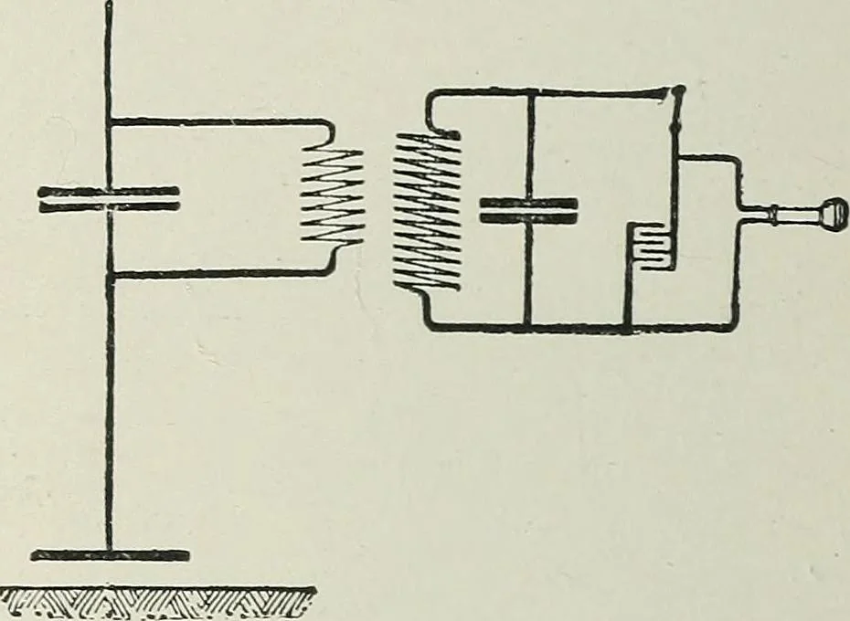 An illustration from An elementary manual of radiotelegraphy and radiotelephony for students and operators, 1916, leaf 300