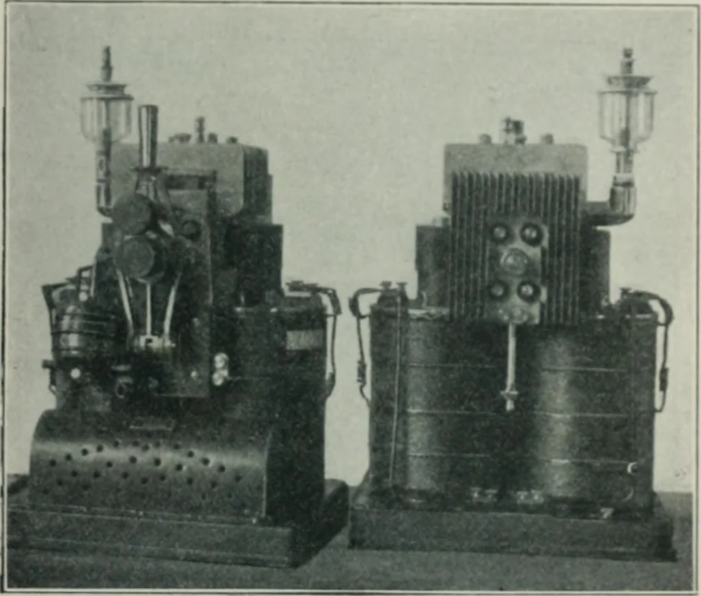 An illustration from An elementary manual of radiotelegraphy and radiotelephony for students and operators, 1916, leaf 353