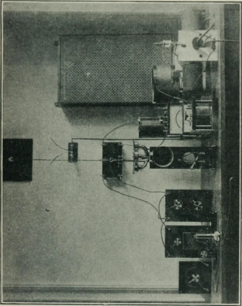 An illustration from An elementary manual of radiotelegraphy and radiotelephony for students and operators, 1916, leaf 367