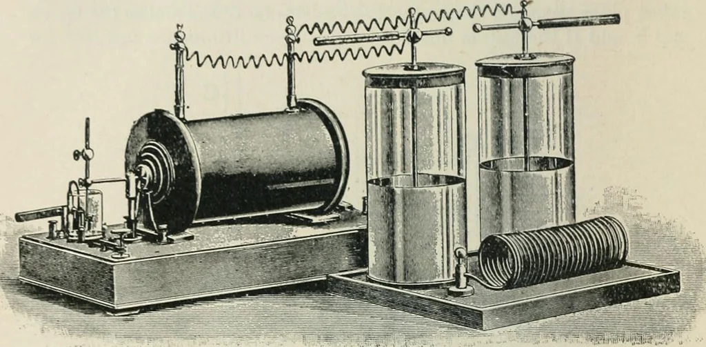 An illustration from An elementary manual of radiotelegraphy and radiotelephony for students and operators, 1916, leaf 60
