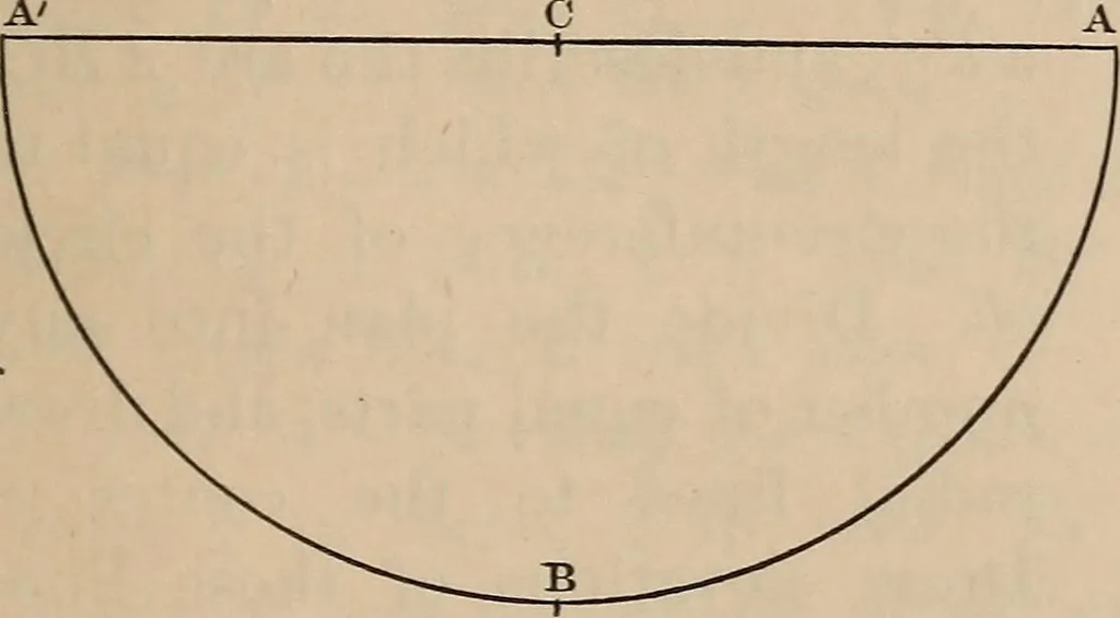 An illustration from Elementary mechanical drawing, for school and shop, 1886, leaf 117