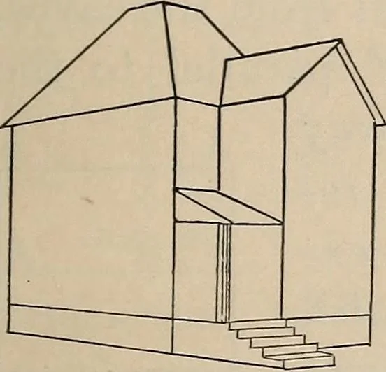 An illustration from Elementary mechanical drawing, for school and shop, 1886, leaf 57