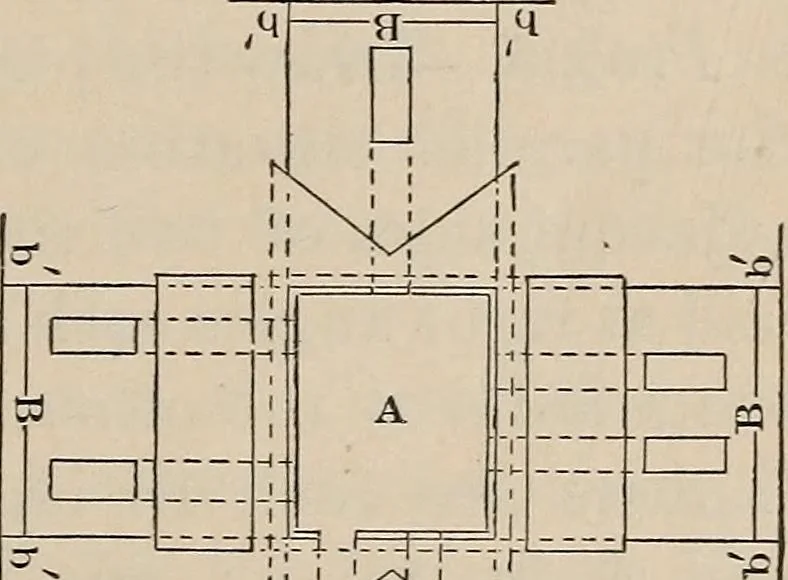 An illustration from Elementary mechanical drawing, for school and shop, 1886, leaf 65