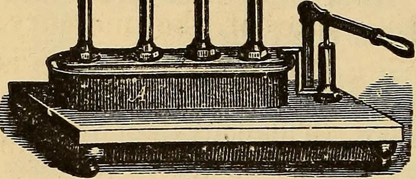 An illustration from Elementary natural philosophy : designed for high schools and academies, 1881, leaf 104