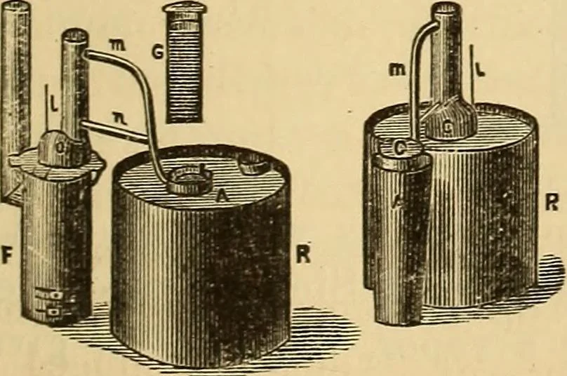 An illustration from Elementary natural philosophy : designed for high schools and academies, 1881, leaf 163