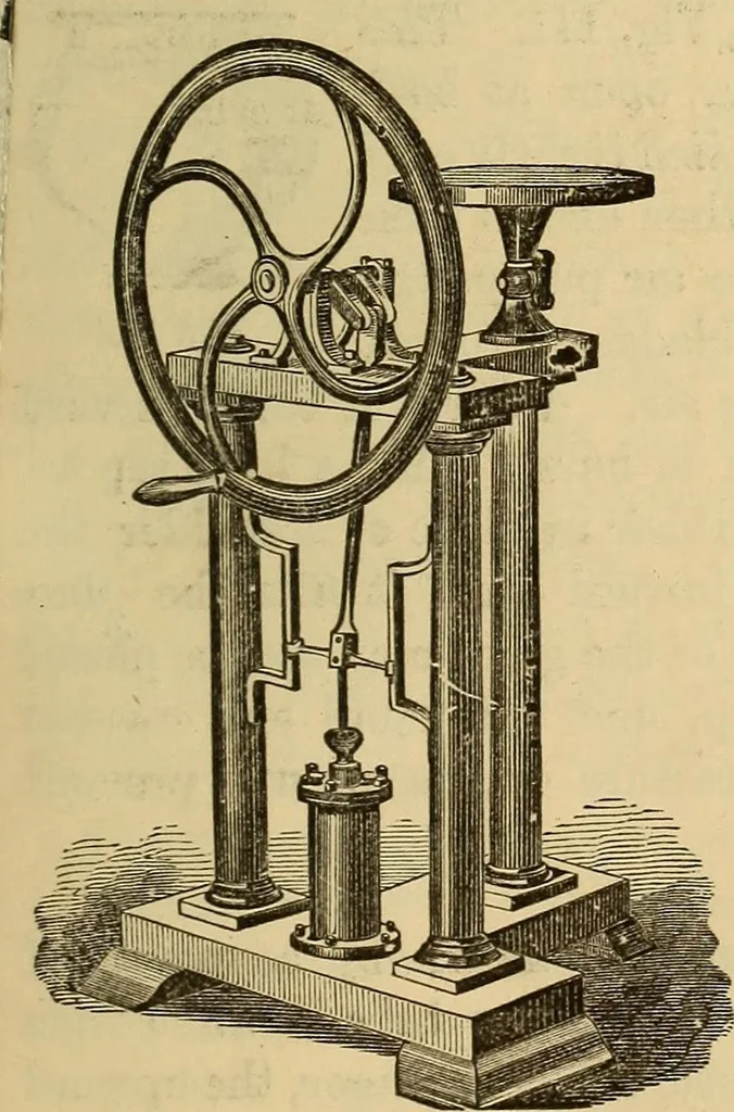 An illustration from Elementary natural philosophy : designed for high schools and academies, 1881, leaf 95