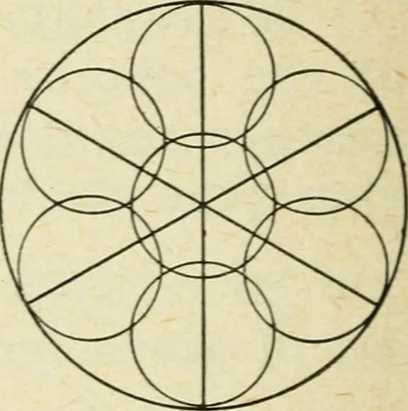 An illustration from Elementary plane geometry : inductive and deductive / by Alfred Baker, 1903, leaf 128