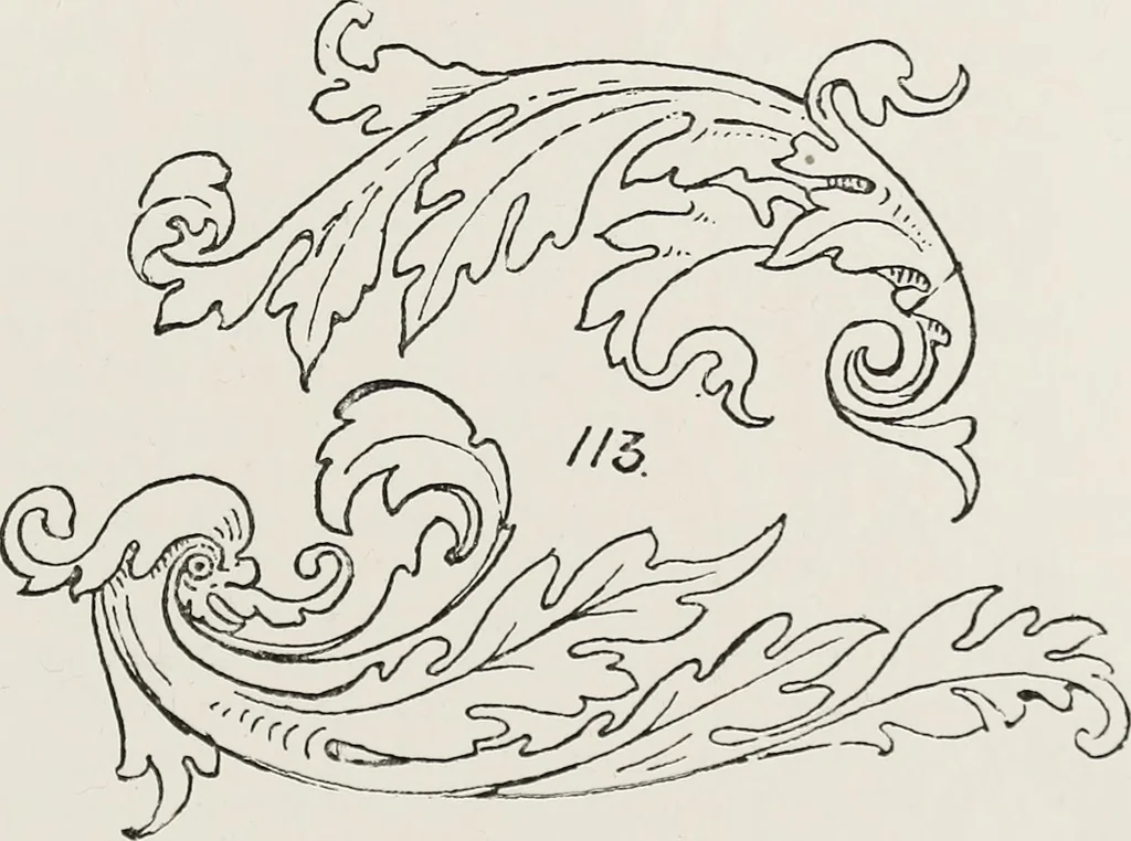 An illustration from Elementary principles of ornament, 1890, leaf 84