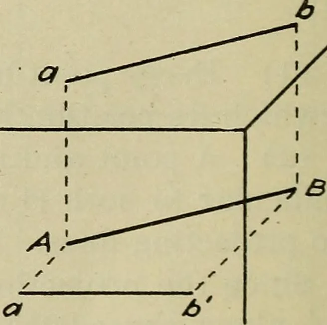 An illustration from Elementary projection, 1921, leaf 10