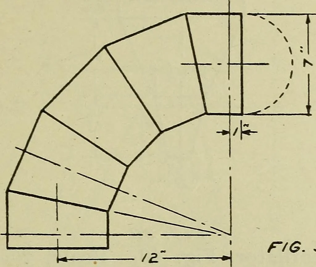 An illustration from Elementary projection, 1921, leaf 35
