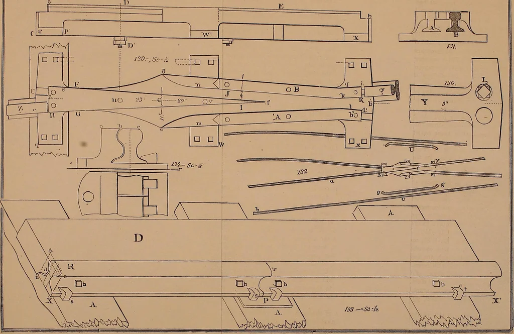 An illustration from Elementary projection drawing. Theory and practice. For preparatory and higher scientific schools, industrial and normal classes; and the self-instruction of teachers, inventors, draftsmen, and artisans. In six divisions .., 1880, leaf 262