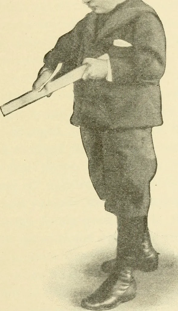 An illustration from Elementary sloyd and whittling, 1906, leaf 76