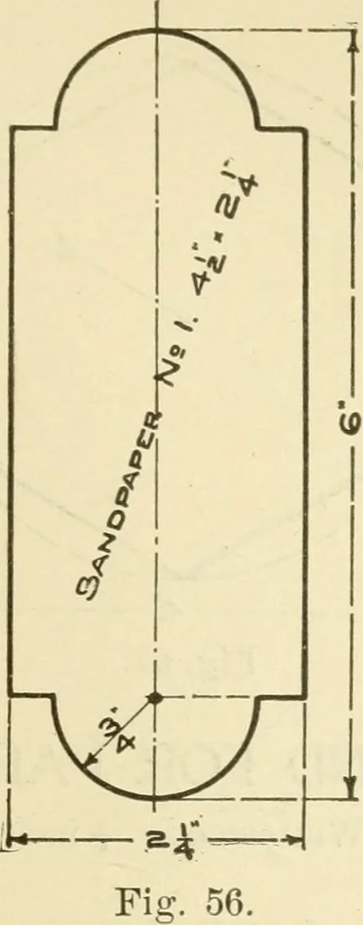 An illustration from Elementary sloyd and whittling, 1906, leaf 84