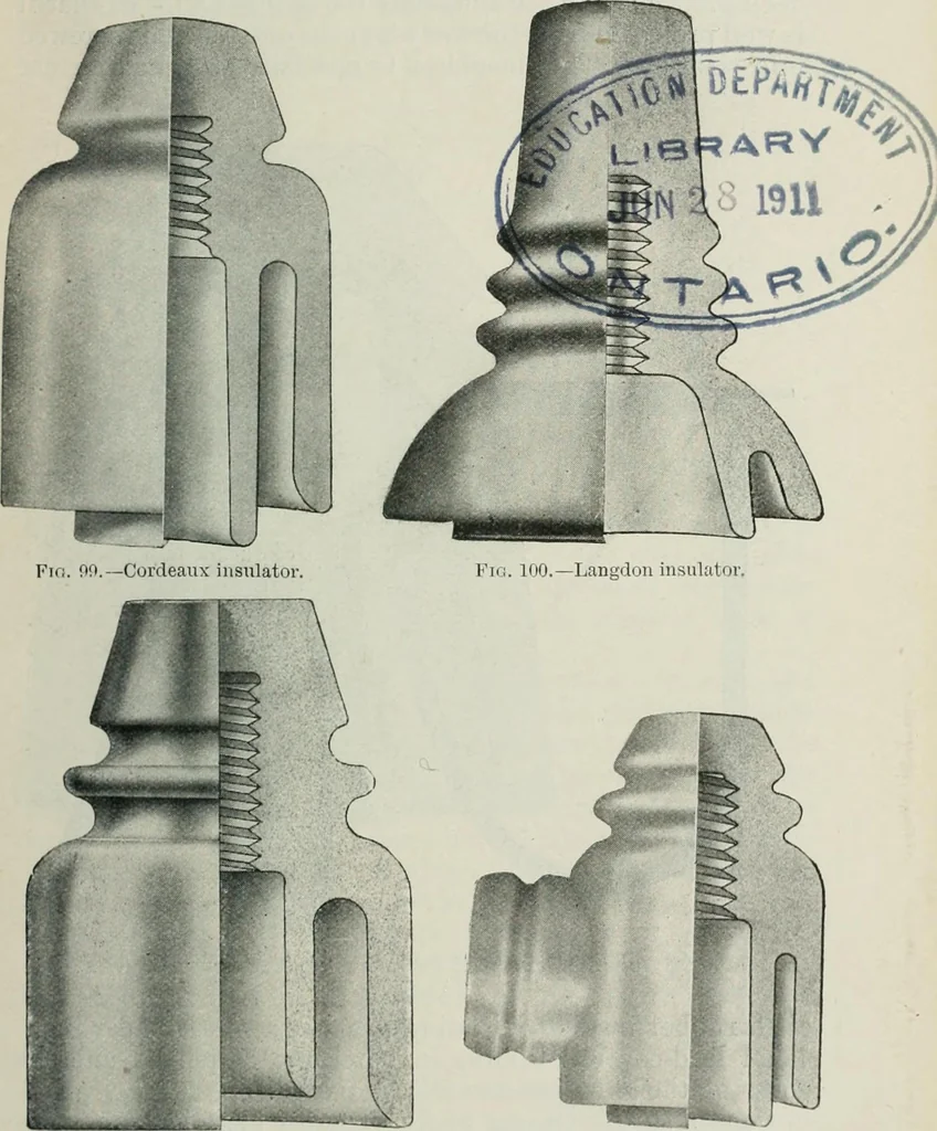 An illustration from Elementary telegraphy : a manual for students; written specially to meet the requirements of the ordinary grade of the subject as published in the syllabus of the city and guilds of London Institute, 1910, leaf 134