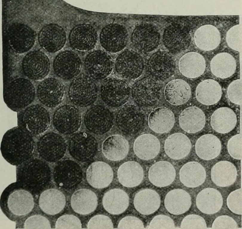 An illustration from Elementary telegraphy : a manual for students; written specially to meet the requirements of the ordinary grade of the subject as published in the syllabus of the city and guilds of London Institute, 1910, leaf 56