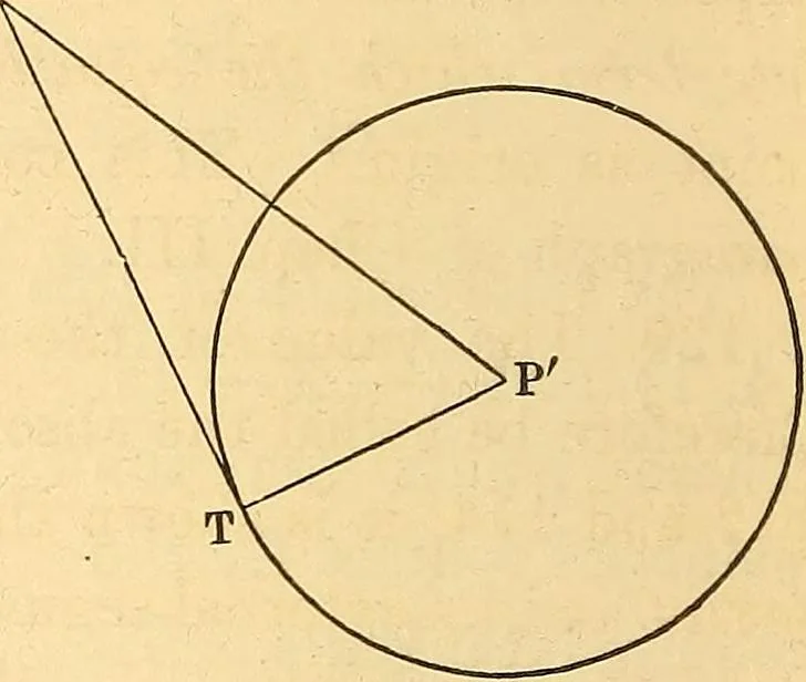 An illustration from An elementary treatise on analytical geometry : embracing plane co-ordinate geometry, and an introduction to geometry of three dimensions, 1869, leaf 99