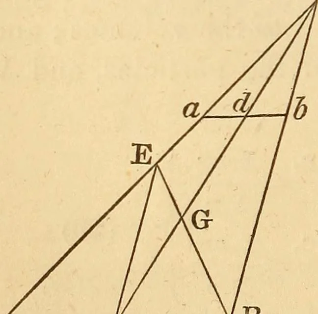 An illustration from An elementary treatise on mechanics, embracing the theory of statics and dynamics, and its applications to solids and fluids, 1849, leaf 72
