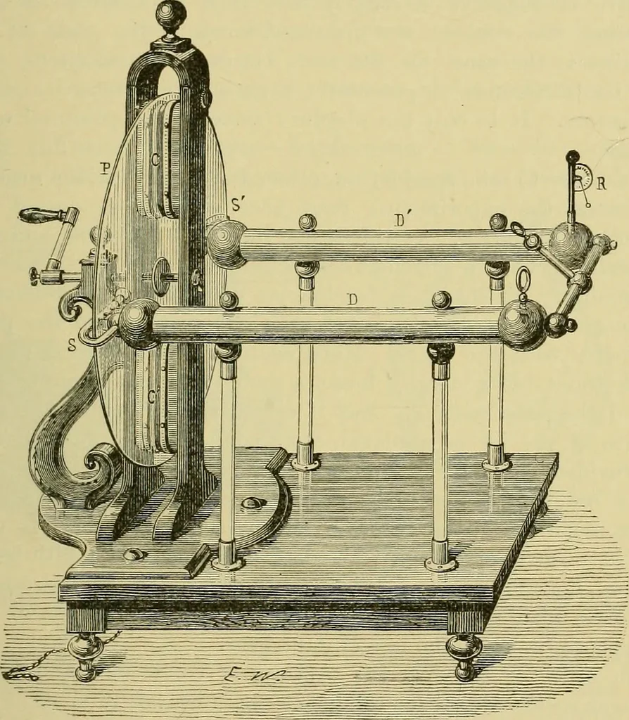 An illustration from Elementary treatise on electricity and magnetism :, 1905, leaf 125